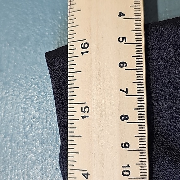 7TH Avenue trousers black with white geometric print size 4 Travel Y2K - Picture 8 of 11